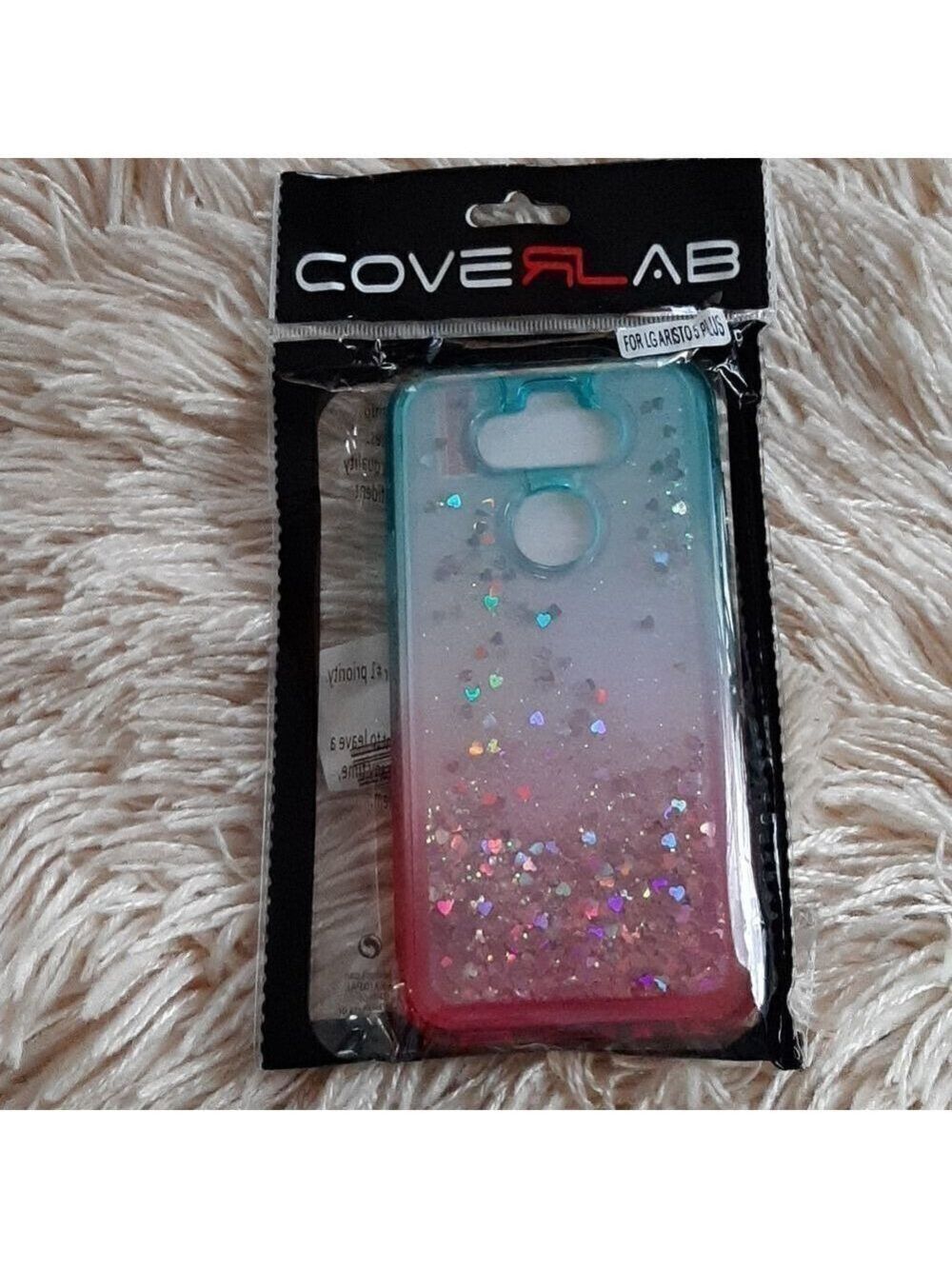 NWOT Coverlab pink &Aqua for LG ARISTO 5 PLUS